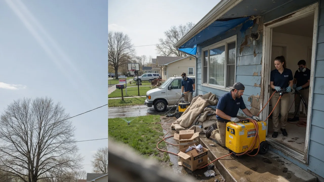 Basement Flood Cleanup in Strafford, MO near me